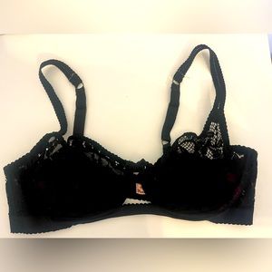 Agent Provocateur 36D black balconette bra